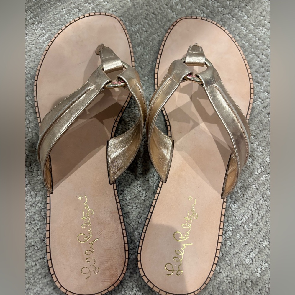 Lilly Pulitzer thong sandal